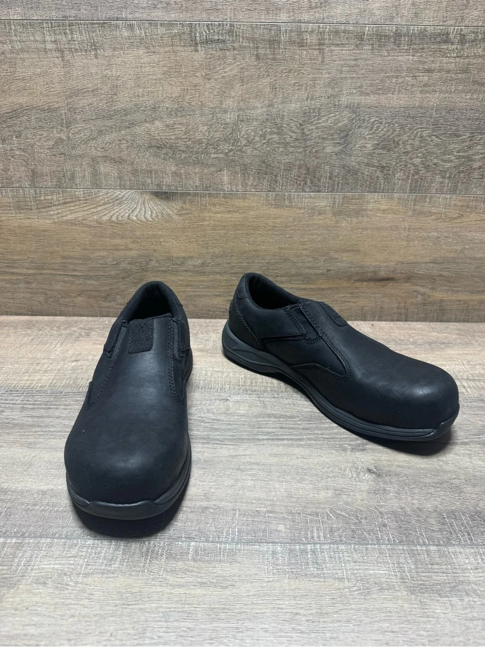 Red Wing Shoes Black Slip-On Work Loafers